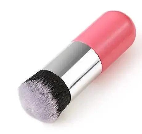 GlowNova Dual Size Foundation Brush Set With Soft Porous Bristles For Flawless Blending Liquid Foundation And BB Cream