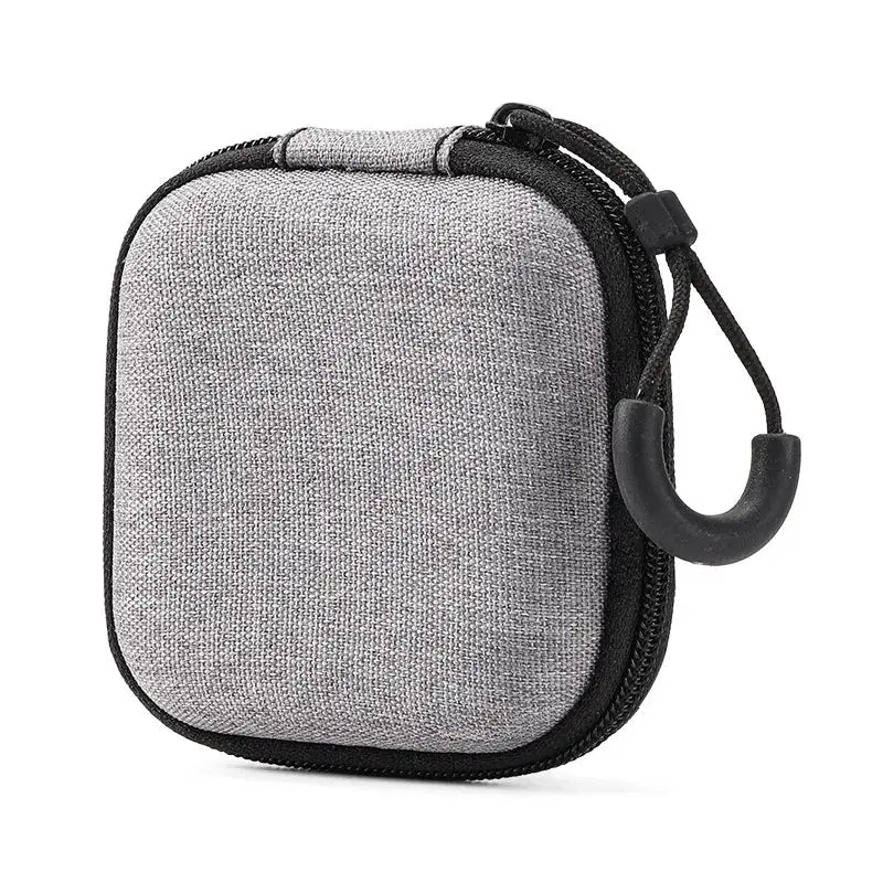 GuardianCase Shockproof Headphone Case Ultra Portable Protection For Earphones Memory Cards And USB Cables Leather Finish