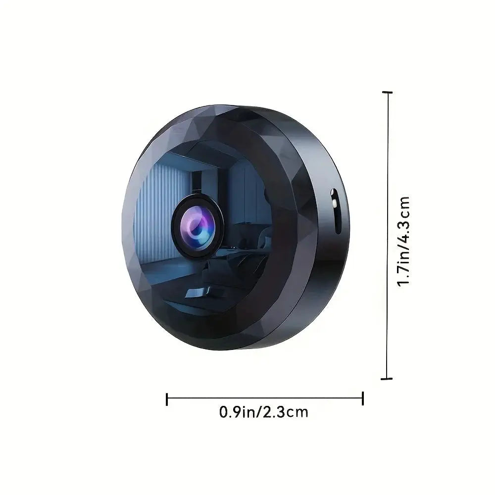 Wireless Mini WiFi Security Camera With Night Vision Motion Detection Rechargeable Battery Easy To Mount App Controlled