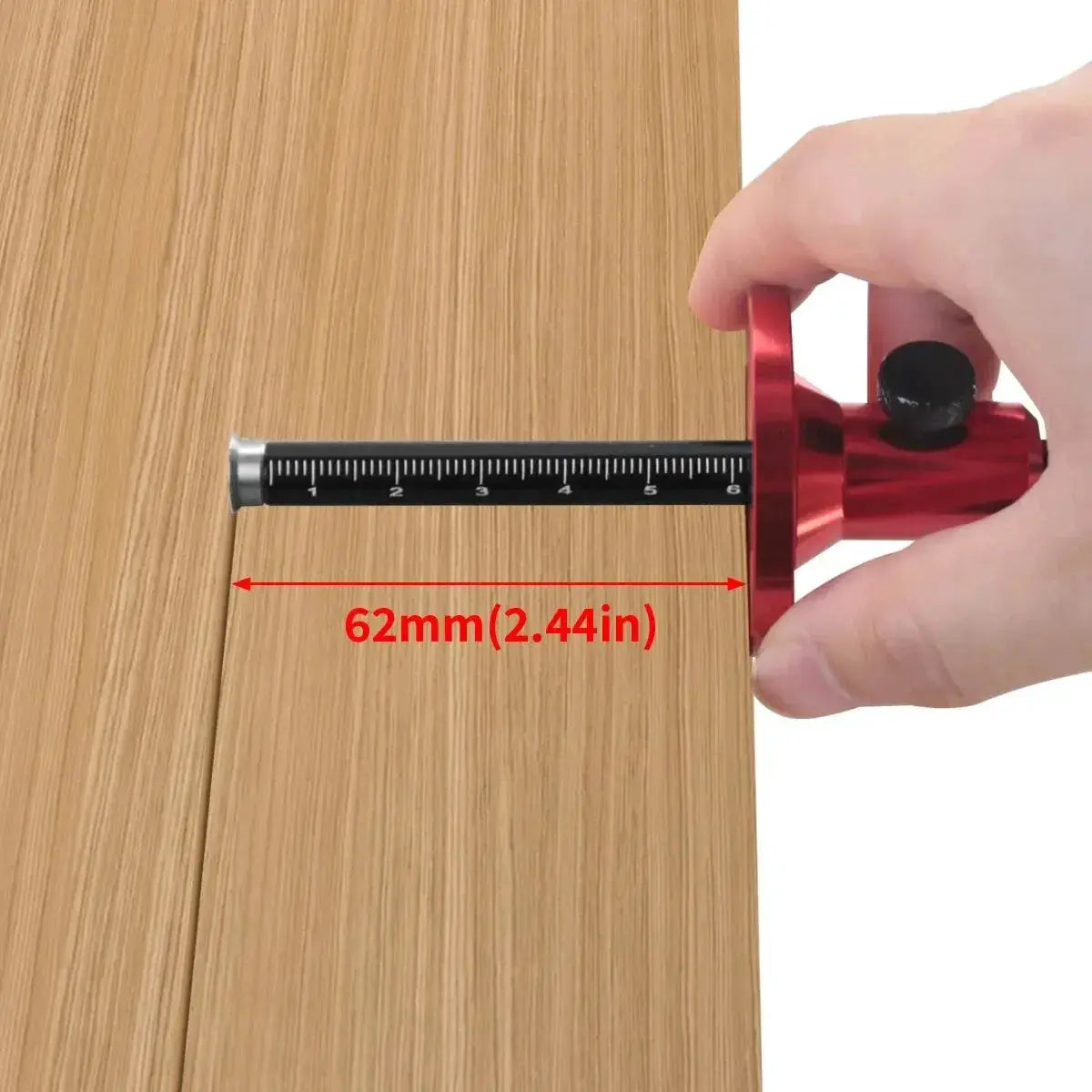 TimberCraft Woodworking Scriber And Marking Tool With Inch And MM Scale For Precise Parallel Lines And Mortise Layout