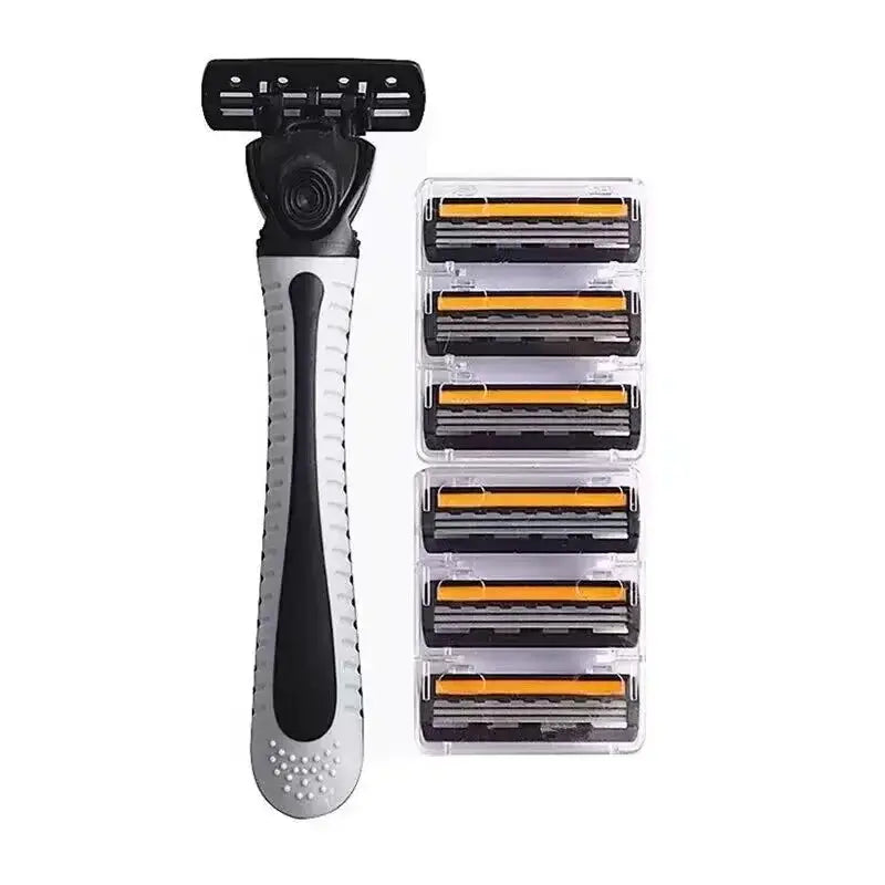 Shaver Pro Three Layer Reusable Razor With Imported Blades And Multi Tool Head For Face And Body