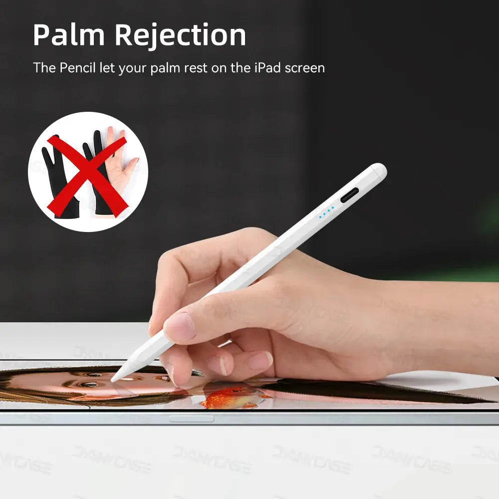 NovaTech M3 iPad Stylus Pen Palm Rejection for Pro 11 12.9 13 Air Mini 5 6 7 Type C Quick Charge 10 Hours