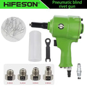 HIFESON Pneumatic Blind Rivet Gun Air Riveting Tool For 2.4mm 3.2mm 4.0mm 4.8mm Rivets