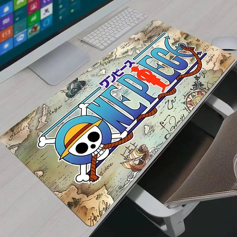 One Piece Luffy Anime Mouse Pad XXL Large Gaming Desk Mat For Keyboard And Mouse