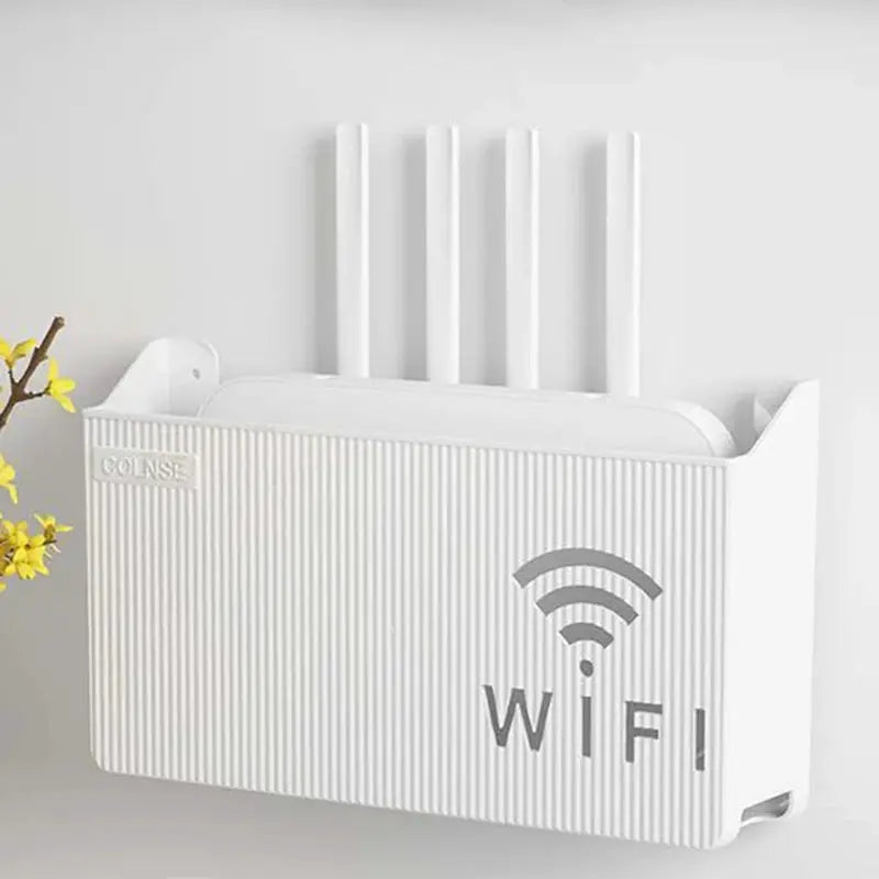 Router And Set Top Box TV Storage Rack For Cable Management Durable Plastic Organizer