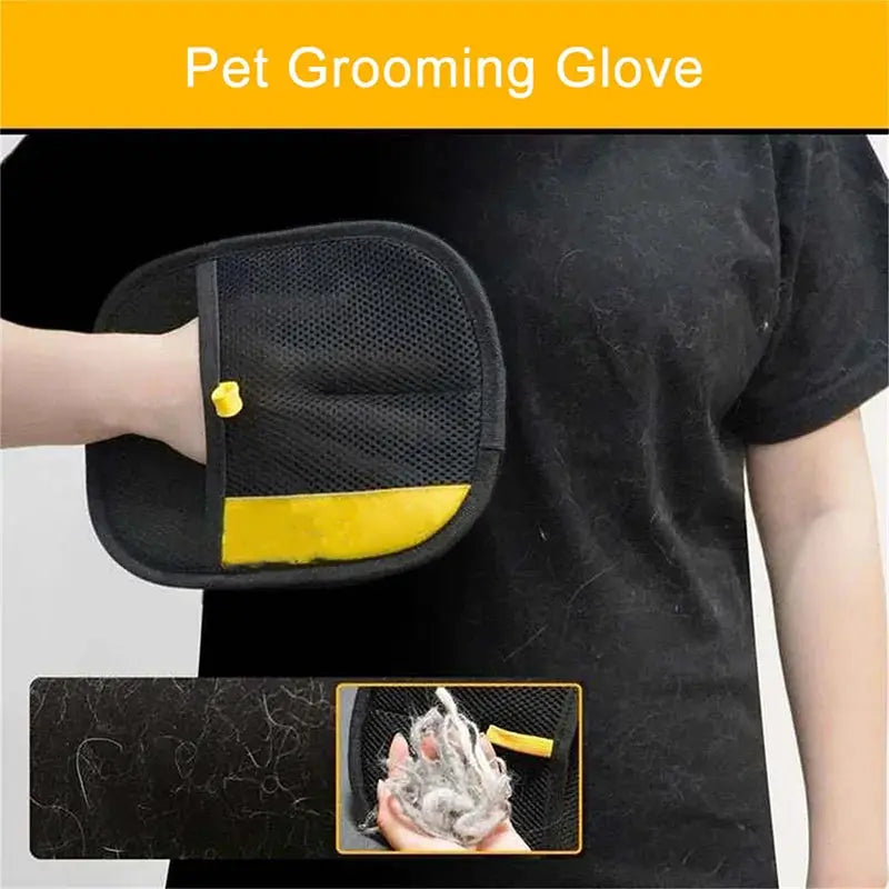 Pet Hair Cleaning And Collection Gloves Double Sided Multi Functional Beauty Glove Tool For Pet Owners