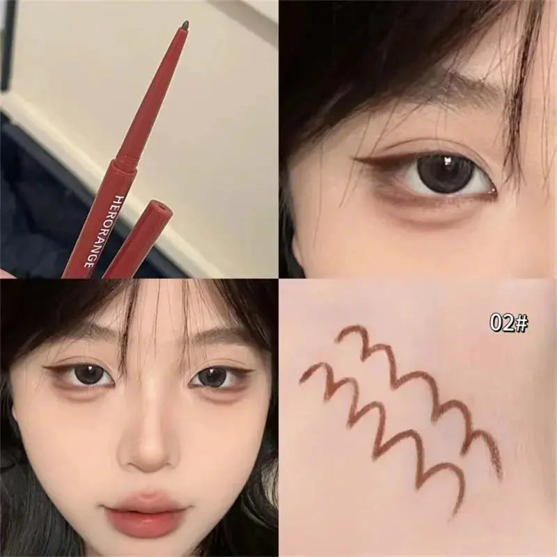 LumiLiner 12 Color Eyeliner Pencil Set Waterproof Matte Finish For Precise Eye Definition