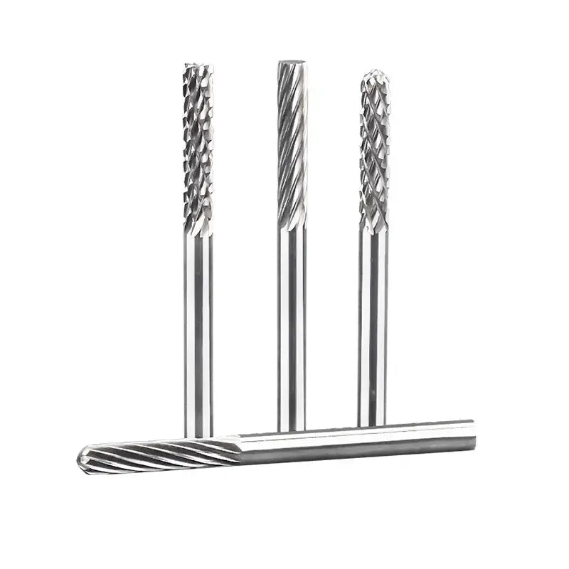 Tungsten Carbide Rotary File For Metal And Plastic Engraving Cutter Grinding Head With 3mm Shank
