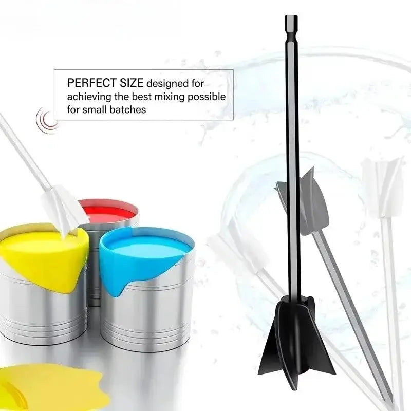 2 Pack Epoxy Mixing Sticks For Drill Chuck Attachments Ideal For Epoxy Resin Paint Putty Cement And Latex Oil Paint