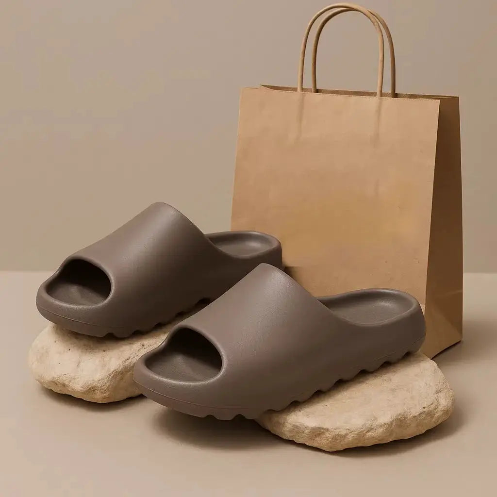 SunStride Summer Beach Slippers Unisex EVA Slides Thick Platform For Stability And Anti Slip Comfort