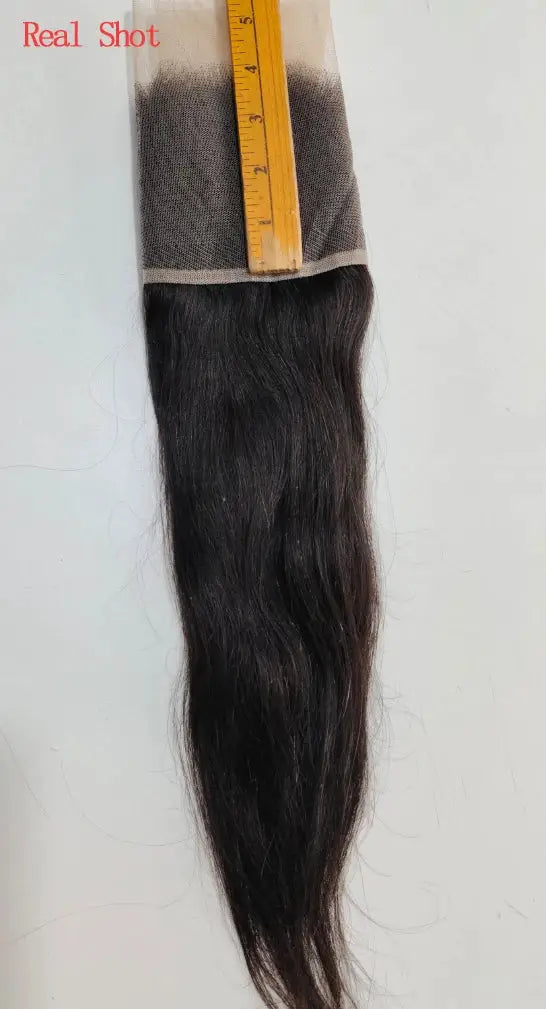 Simples Market Phashion lace frontal straight Remy human hair extension, 13x4 frontal, natural black