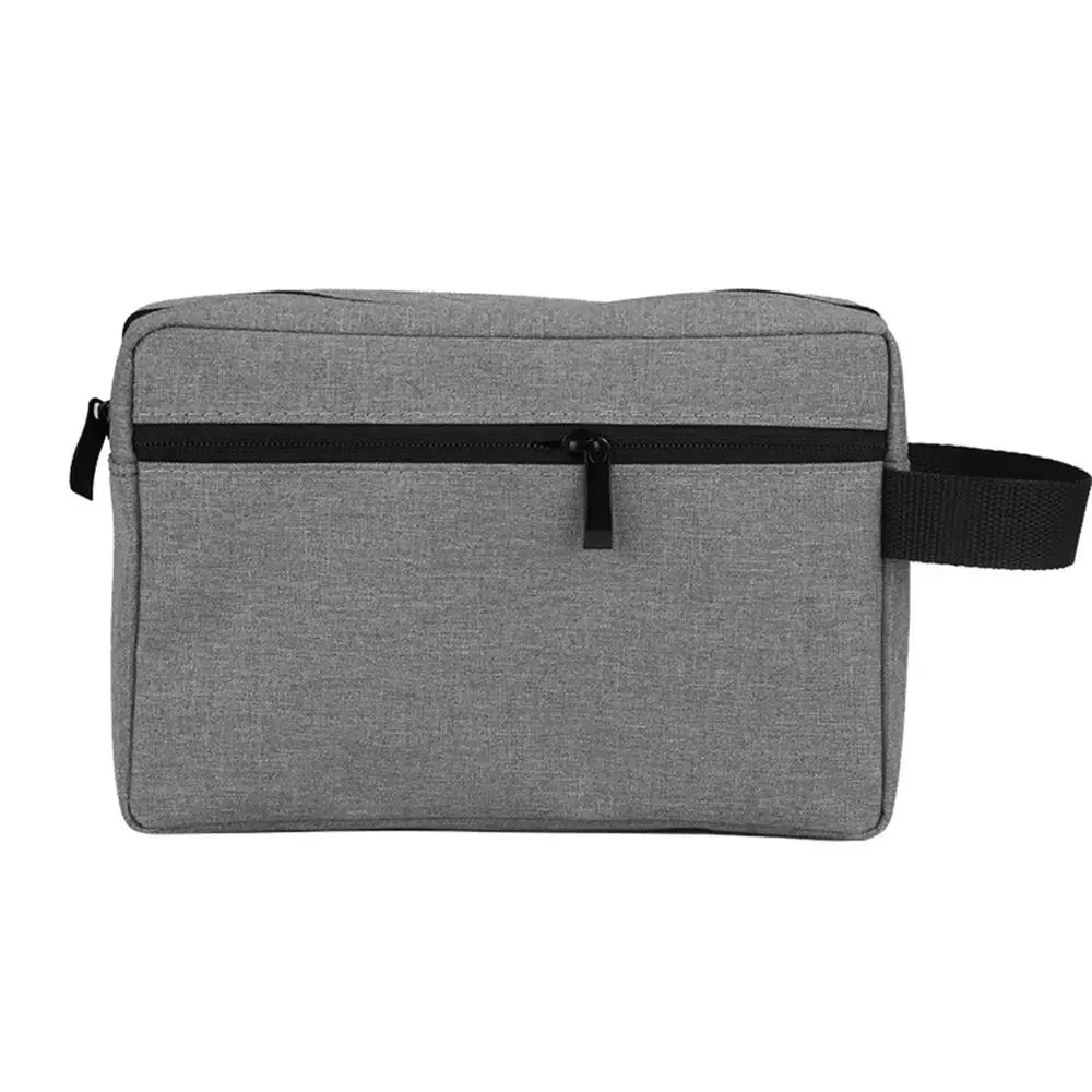 VoyageLux Unisex Travel Toiletry Bag Waterproof Cosmetic Case Durable Canvas For Men And Women