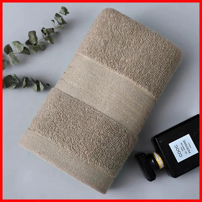 All Cotton Thickened Absorbent Jacquard Bath Towel And Face Towel Skin Friendly Pure Cotton Adult Towel