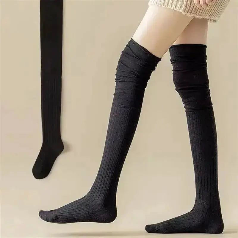 ComfyStep Women Knee High Socks Breathable High Elasticity All Season Casual Wear For Long Boots