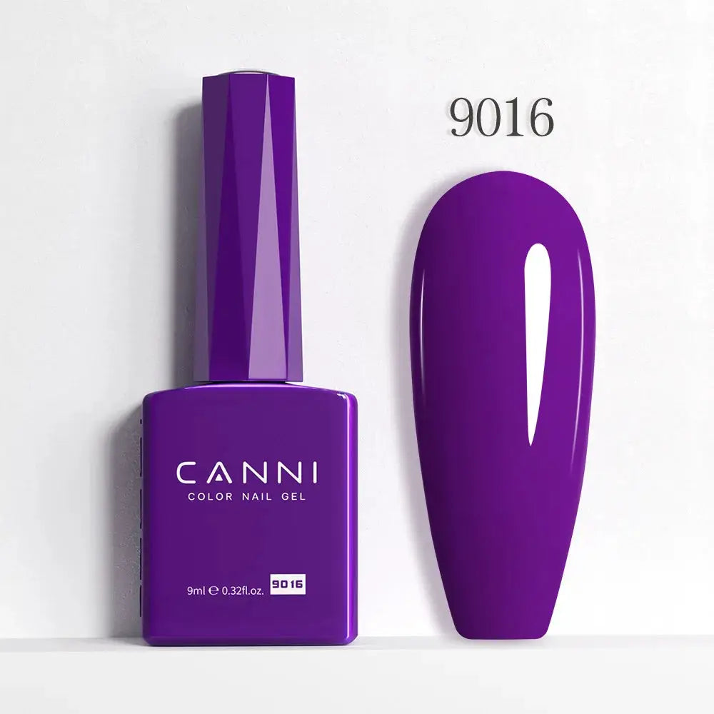 Canni Hema Free Nail Gel Polish Christmas Red Collection Semi Permanent 9ml Long Lasting Shine