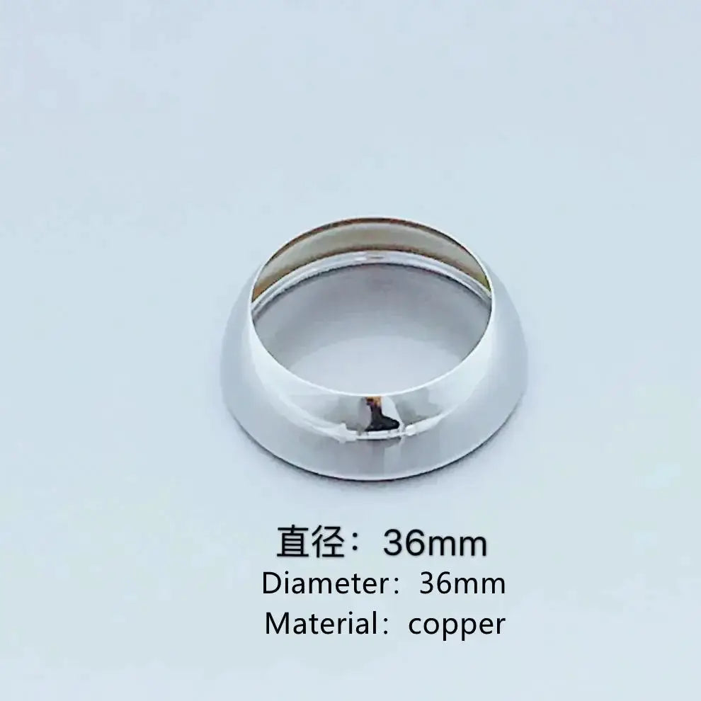 Simples Market faucet cap cover, copper, 36mm diameter, decorative kitchen/basin faucet replacement accessory