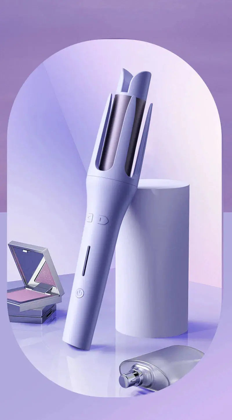 New Anion Automatic Hair Curler, lavender mini portable cordless design by Simples Market