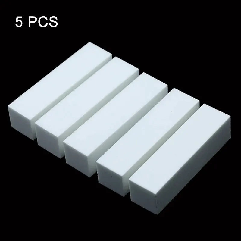 ElegantNail Pink Four Sided Cushioned Nail Buffer For Shaping Smoothing And Polishing Natural And Acrylic Nails