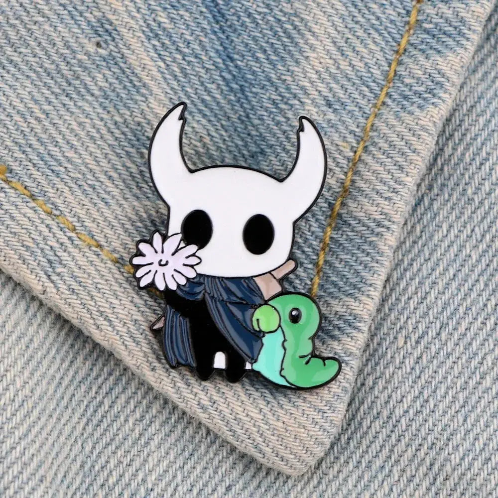 Hollow Knight Enamel Brooch Pin For Backpacks Clothing Hats Lapel Unisex Fashion Jewelry Accessory Souvenir Gift