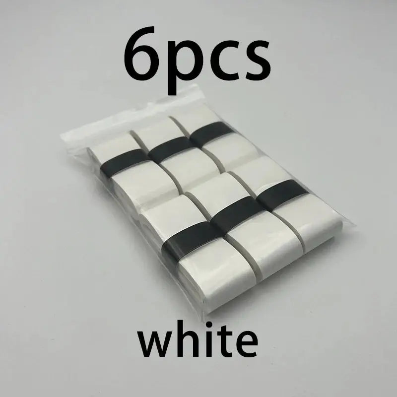 6 Piece Badminton Grip Anti Slip Overgrip Straps For Tennis Racket Sports Grip Pads Shock Absorbing