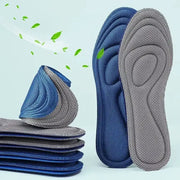 Two Pairs Memory Foam Orthopedic Insoles With Antibacterial Deodorization And Sweat Absorption For Sports Running