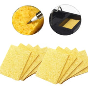 Yellow Cleaning Sponge For Soldering Iron Tips High Temperature Resistant Pack Of 5 Or 10