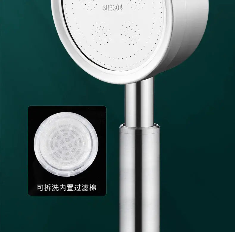 Simples Market SUS304 stainless steel handheld shower head with rainfall spray
