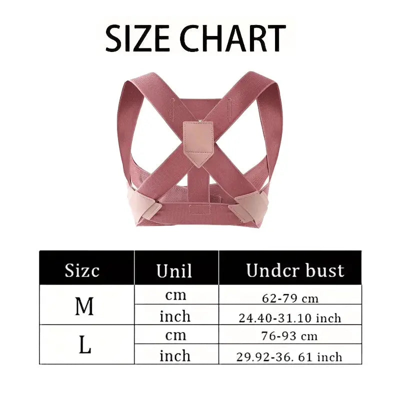Invisible Posture Corrector For Adults With Straps Back Support Chest And Neck Forward Tilt Correction Tool