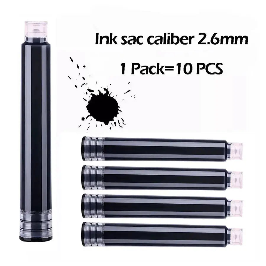 Retro Metal Fountain Pen 1 To 100 Piece Set With Replaceable Ink Elegant Gift For Writing Office And School Supplies
