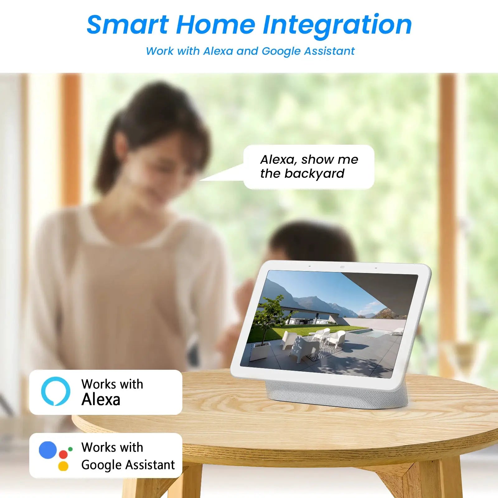 ANRAN outdoor wireless security camera system (2–4 pcs), 3MP; solar battery floodlight, works with Alexa and Google Assistant