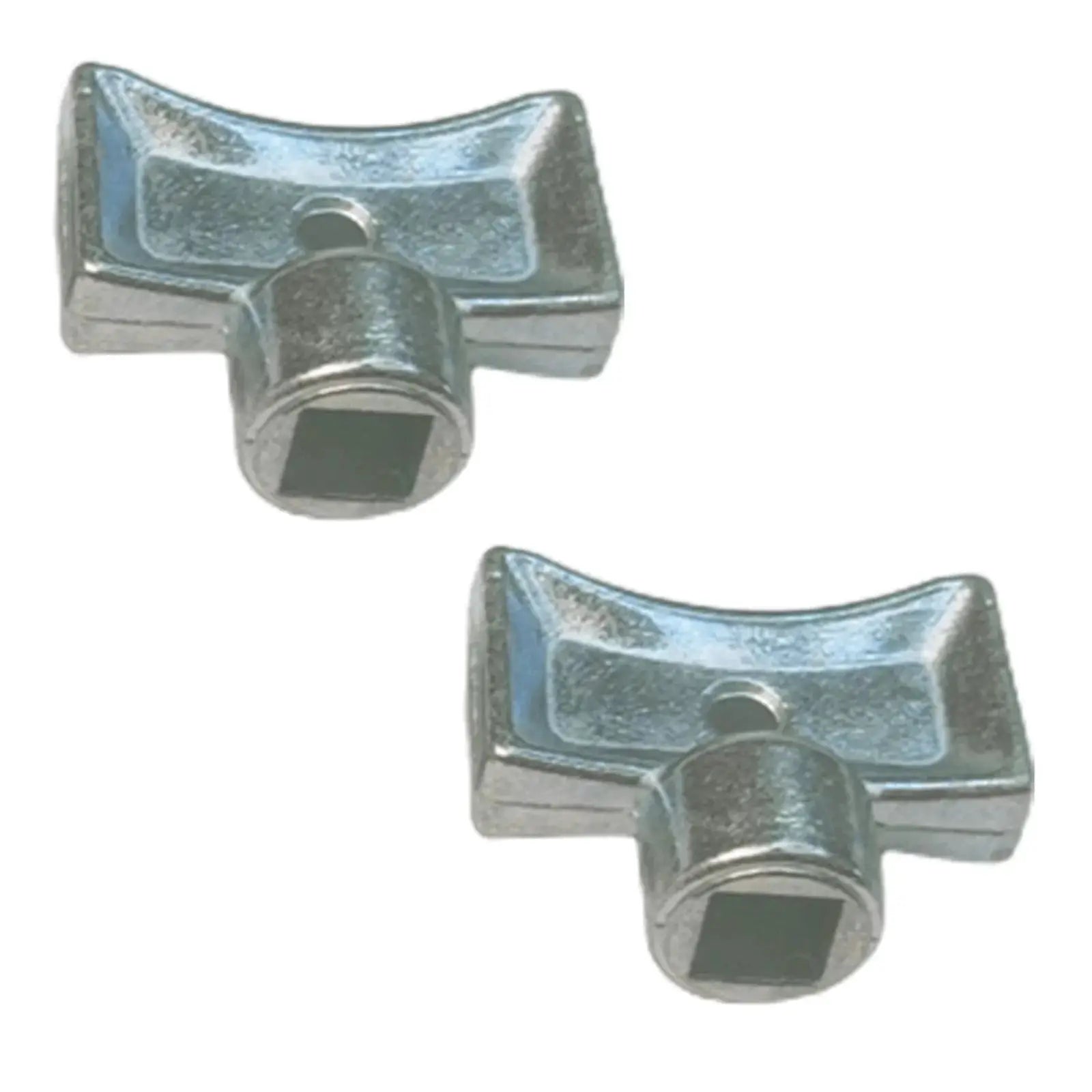 Two Pack Radiator Exhaust Valve Keys 5x5mm Square Socket Zinc Alloy For Standard Heating Valves