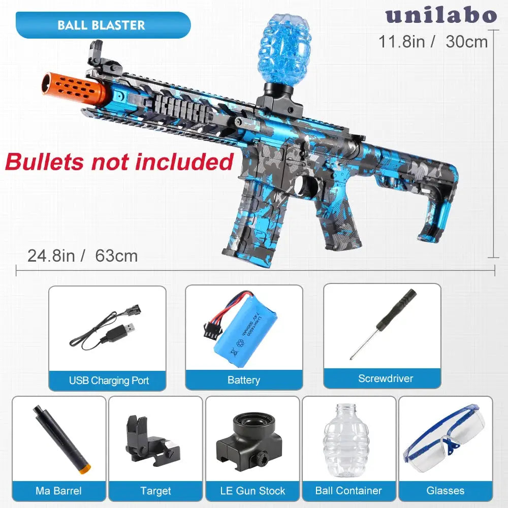 M416 Electric Blaster Gun Toy Rechargeable Automatic Outdoor Toy for Team Activities Perfect Gift Bullets Excluded