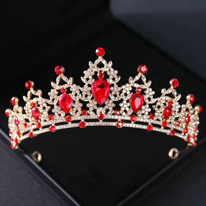 Crystal Wedding Tiara For Bride Silver Color Bridal Crown Diadem Veil Tiaras Hair Accessories Head Jewelry