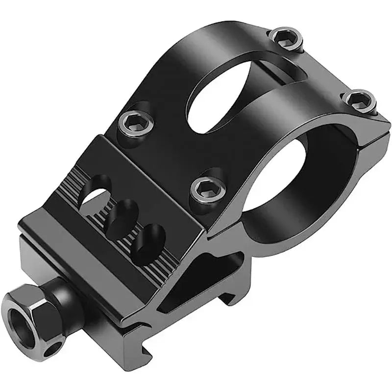 25.4mm Tactical Pipe Clamp Quick Release Offset Mount 45 Degree Picatinny Rail Scope Mount Flashlight Gun Accessories