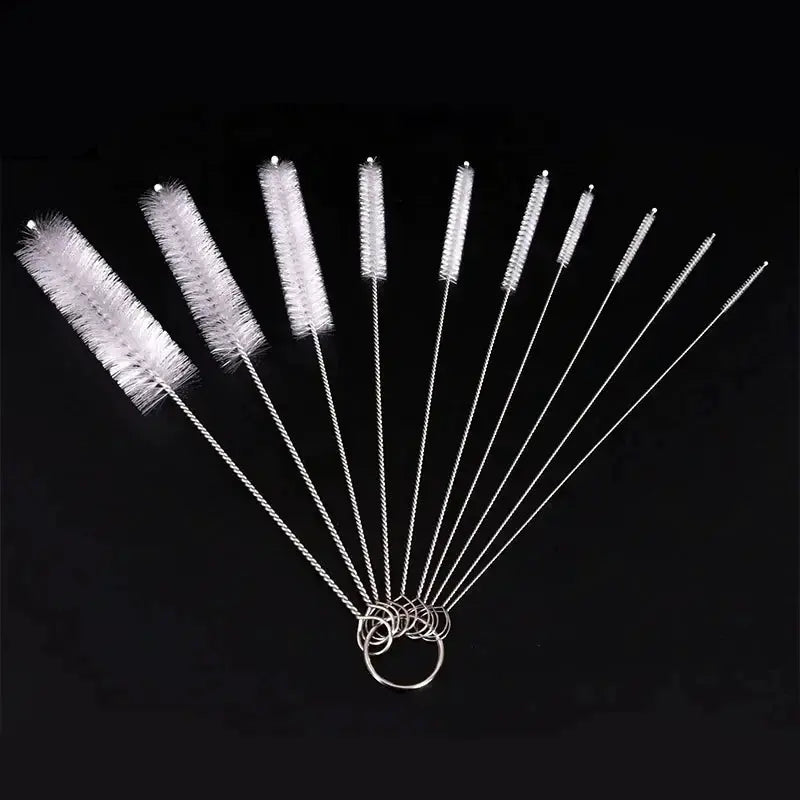 Stainless Steel Aquarium Cleaning Brush for Water Filter Pumps Lily Pipes Air Tubes and Hoses Fish Tank Maintenance Tool