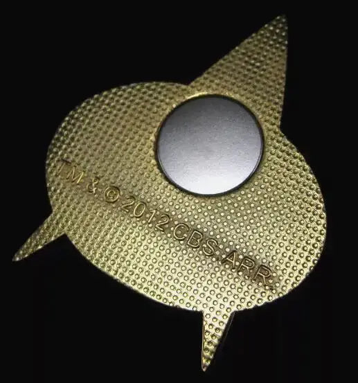 Star Trek The Next Generation Magnetic Communicator Badge Pin Metal Costume Accessory Replica Cosplay Prop