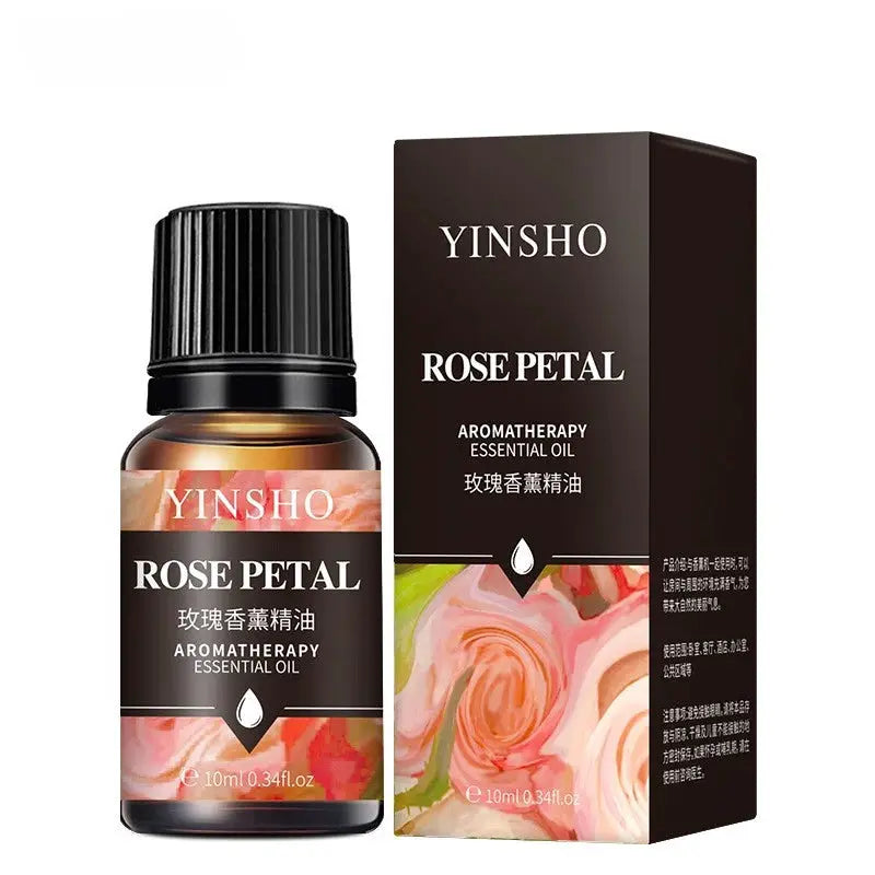 17 Flavors 10ml Essential Oils Set For Aroma Diffuser And Humidifier Lavender Rose Eucalyptus White Peach Oolong