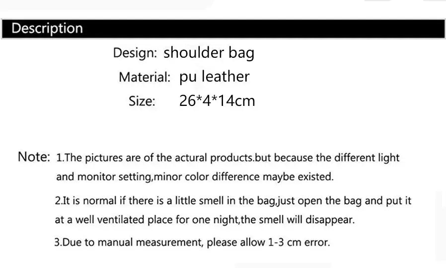 Simples Market PU leather shoulder crossbody bag with alligator-pattern flap
