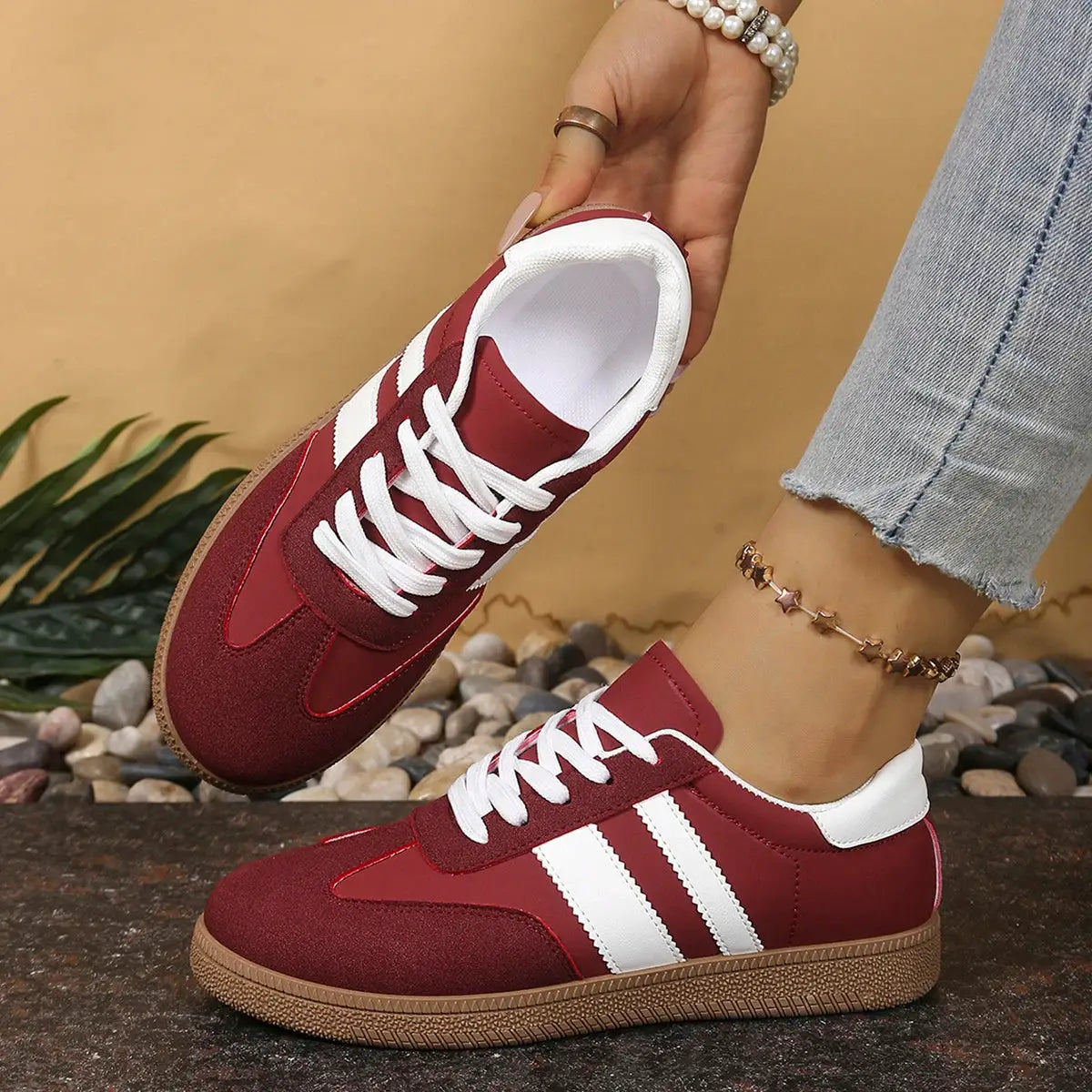 UrbanStride Women Casual Sneakers Lightweight Breathable Comfort for Walking Jogging and Running