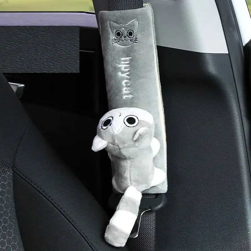 Cute Animal Car Seat Belt Pads Universal Fit Cushion Cover For Shoulder Straps And Belt Protection