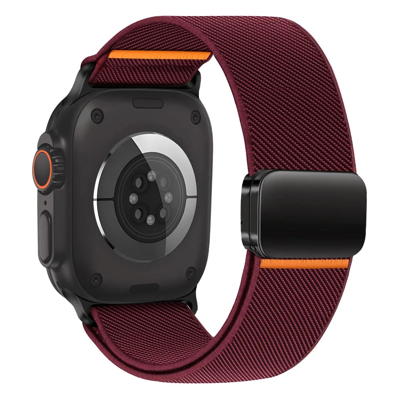 Magnetic Nylon Loop For Apple Watch ultra 3 2 bands 49mm 44mm 46mm 45mm 42mm correa Bracelet iWatch Series 11 10 9 8 7 SE Strap