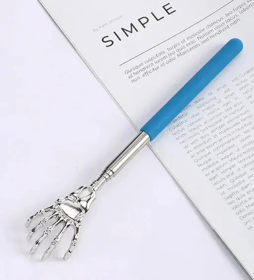 Stainless Steel Telescopic Back Scratcher Massager Extendable Itch Relief For Relaxation And Health