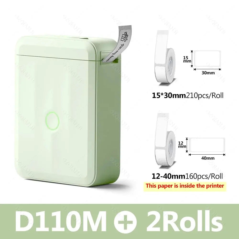 Niimbot D110 Smart Portable Direct Thermal Label Printer With Wireless