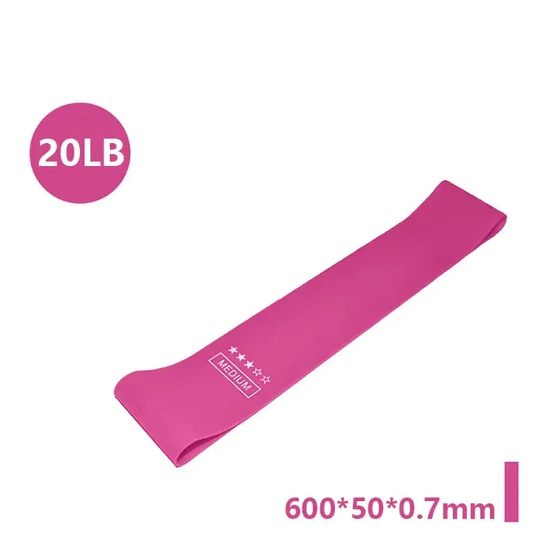 Portable Fitness Equipment Rubber Resistance Bands for Yoga Gym Strength Training Pilates Crossfit Women Men