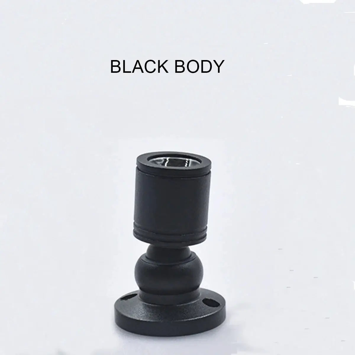 LED cabinet downlight, Simples Market, black USB 5V dimmable with mounting base