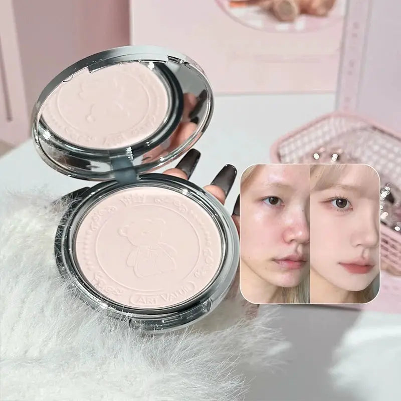 Art Value 7 Piece Makeup Set With Matte Lip Mud In Three Colors Pressed Powder Blush Eye Palette And Necklace