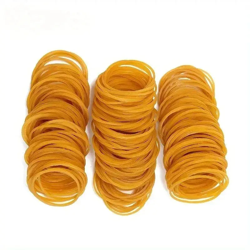 Simples Market yellow rubber bands set, high-elasticity natural rubber, 38mm diameter