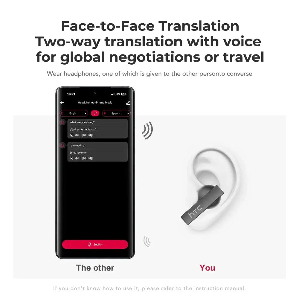 HTC NE40 Earphones With Bluetooth 5.3 Stable Connection And 48 Hour Battery Life For Sports And Travel