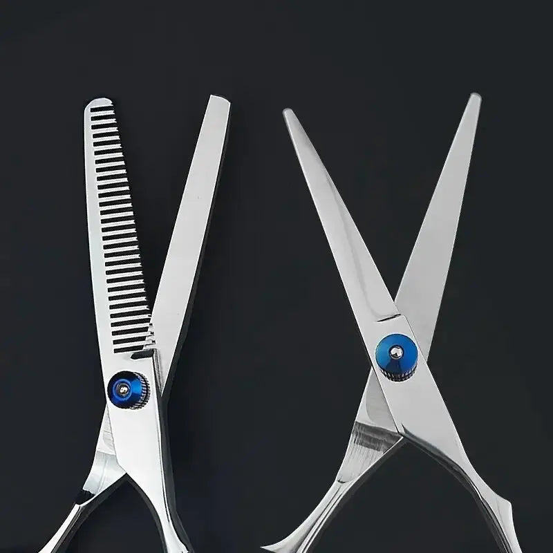 Professional Hairdressing Scissors Stainless Steel Cutting And Thinning Barber Shears For Home Salon Use