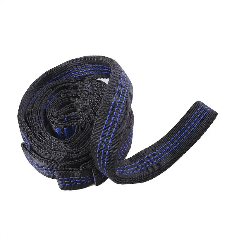 2-pack hammock straps with blue stitching, 600 lb capacity, polyester, Simples Market